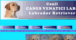 Desktop Screenshot of canesvenaticilabs.com