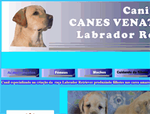 Tablet Screenshot of canesvenaticilabs.com